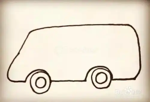 简笔画画公交车
