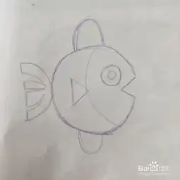 简笔画小鱼二
