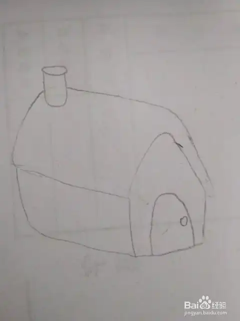 多妈简笔画一座小房子
