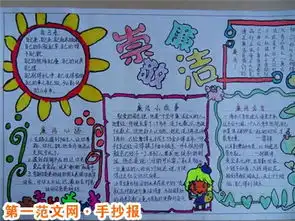 小学生廉洁手抄报廉政的重要性
