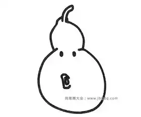 卡通葫芦简笔画图片
