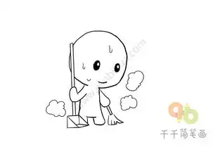 春节顺口溜二十四扫房子简笔画

