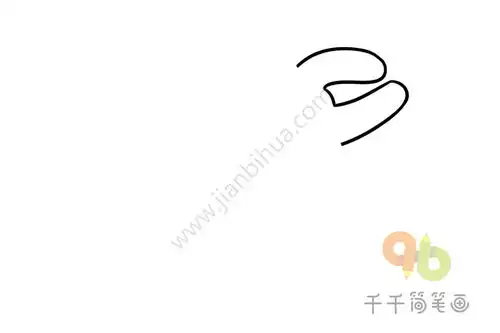 喝果汁的小兔子简笔画
