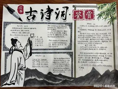 通川区文华街小学校举办文学节系列活动晒阅读手抄报
