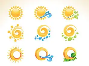 太阳形状图标企业商标公司品牌设计logo图片素材ai模板下载2.08mb图标大全标志丨符号
