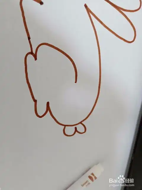 小兔子简笔画
