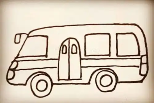 宁陕县图书馆教你画公交车
