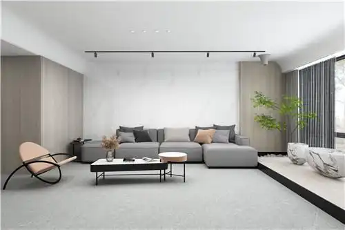这样全屋通铺瓷砖,每天都像住新家,还是你喜欢的极简风
